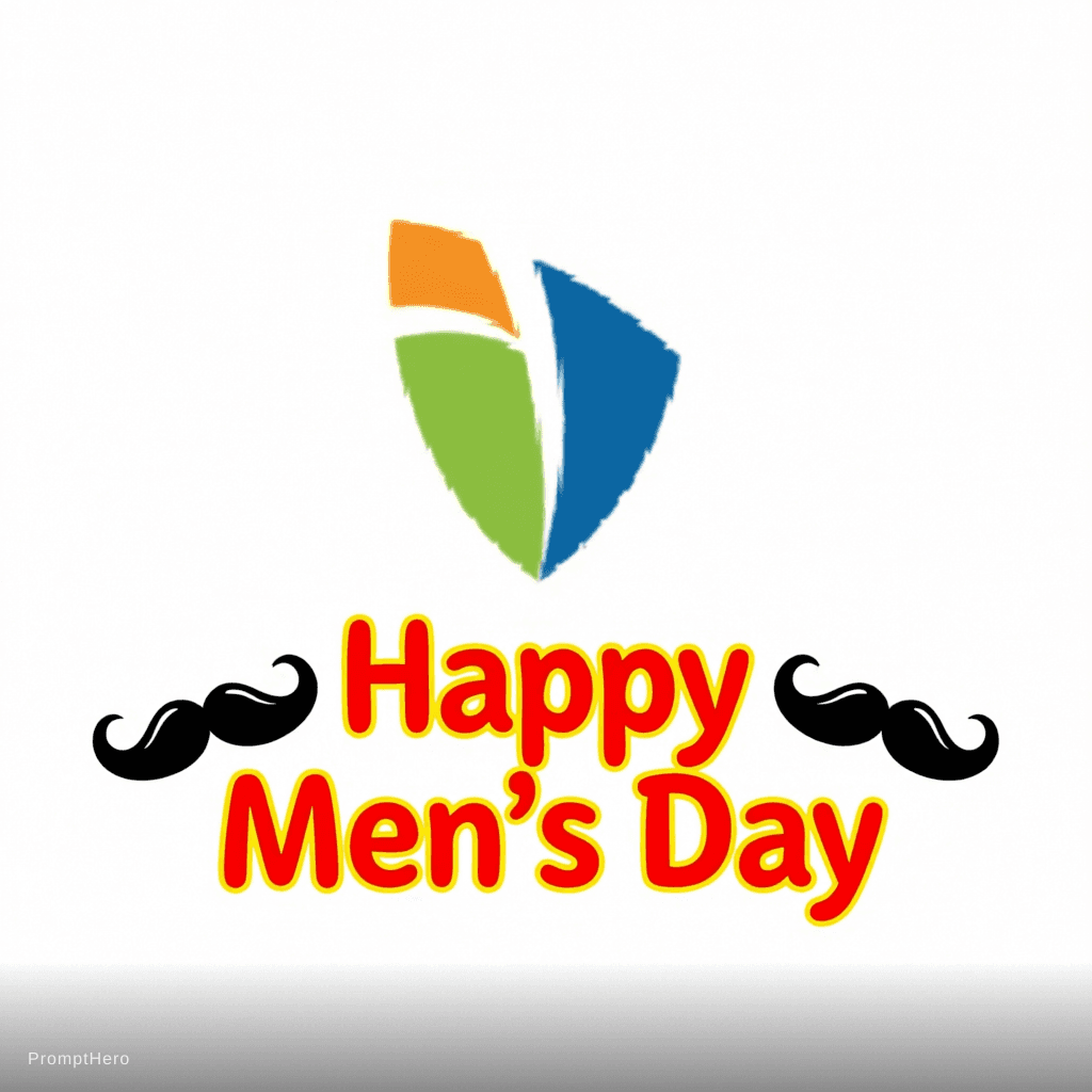 AI generated: Quiero que me crees una imagen que diga happy men's Day. No debe haber cambios en la imagen adjunto....
