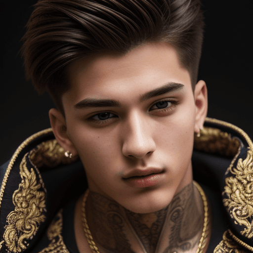 AI generated: 20-year-old man, 35mm, F/2.8, detailed and intricate, character, elegant, ornate, beautiful, exotic,...