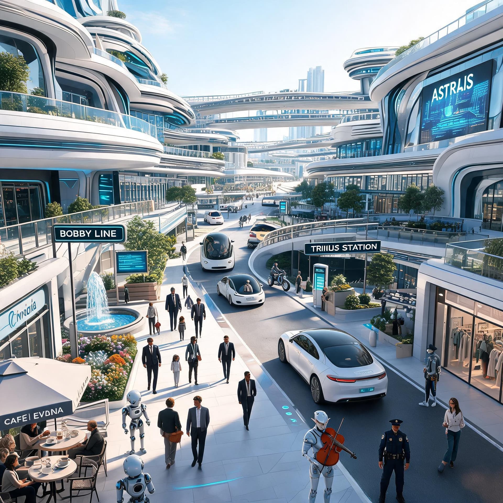 AI generated: Use the reference image only to capture the city's architectural language, scale, color palette, and...