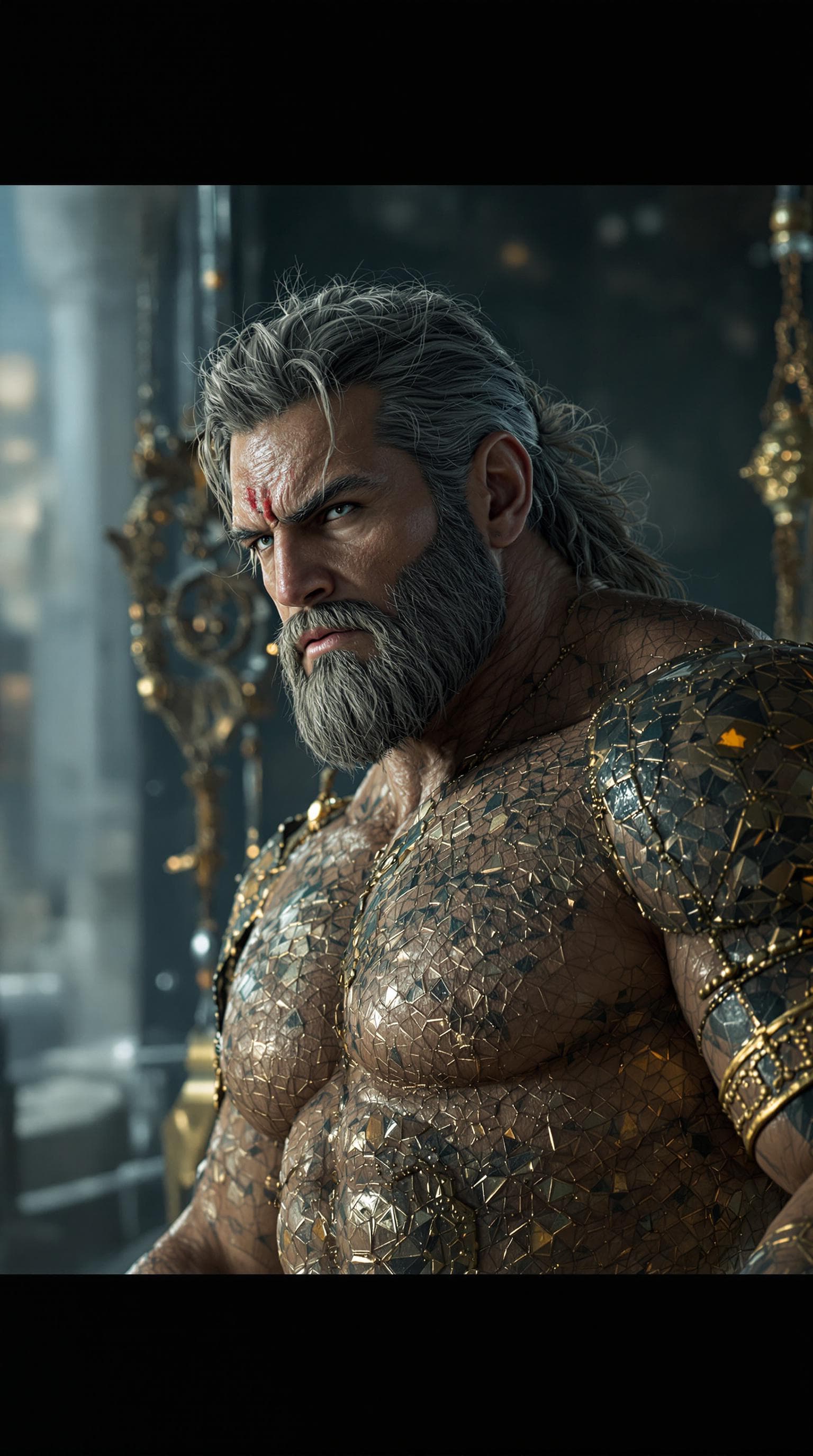 AI generated: Hercules, 8k ultra realistic, photorealistic, photography lighting, reflection mapping, ultra detail...