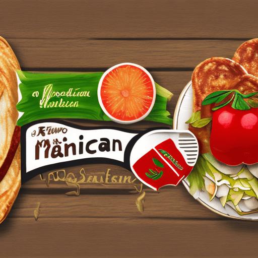 AI generated: food logo for mediterranean food