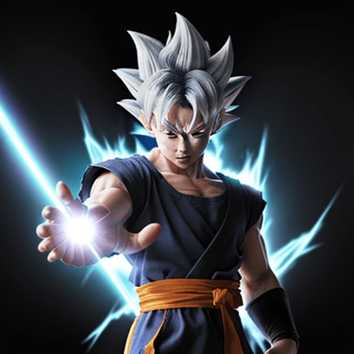 AI generated: Ultra instinct goku dragon ball z style 