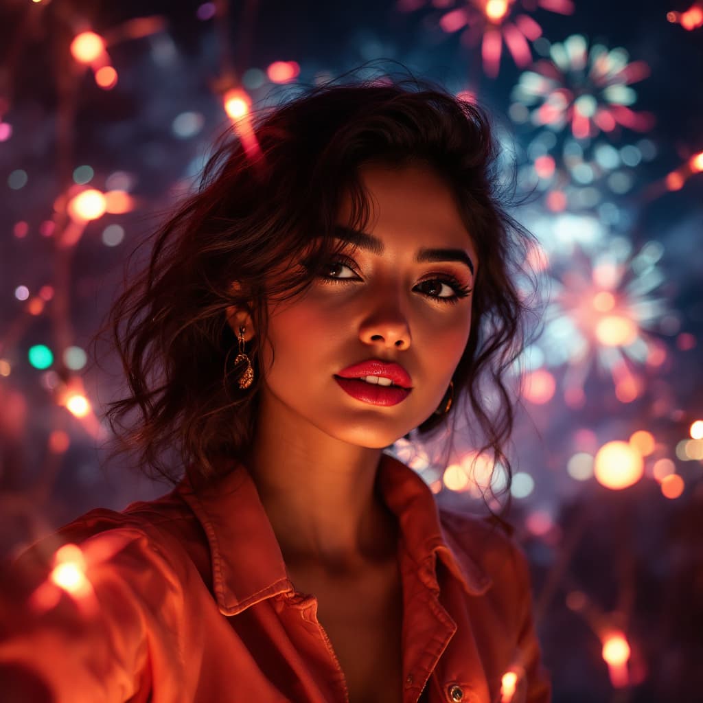 AI generated: Candid image, photography, natural textures, highly realistic light, editorial, South Asian woman we...