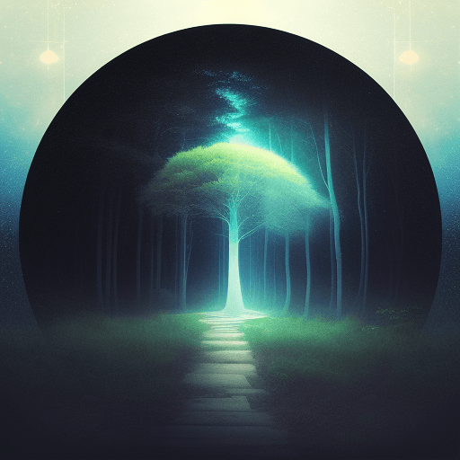 AI generated: ambient music, album art - 