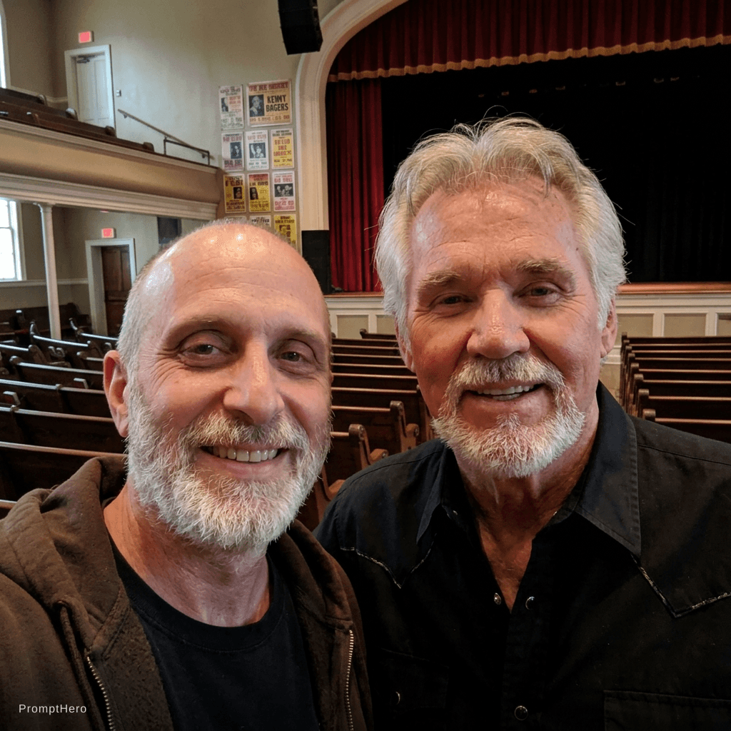 AI generated: With Kenny Rogers at the old opera house in Nashville Tennessee 