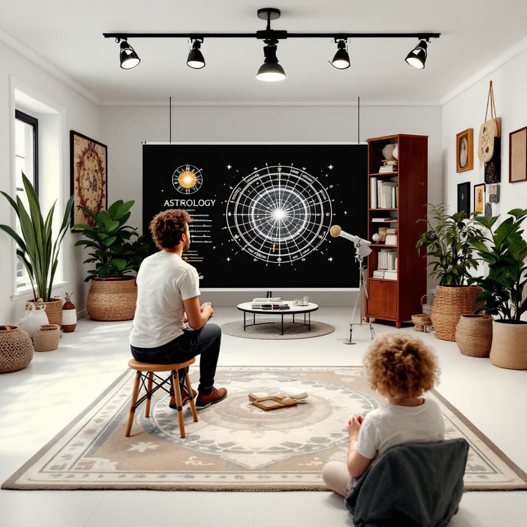 AI generated: Astrology studio