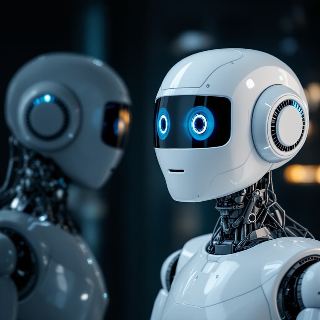 AI generated: Intelligent Call Answering Robots