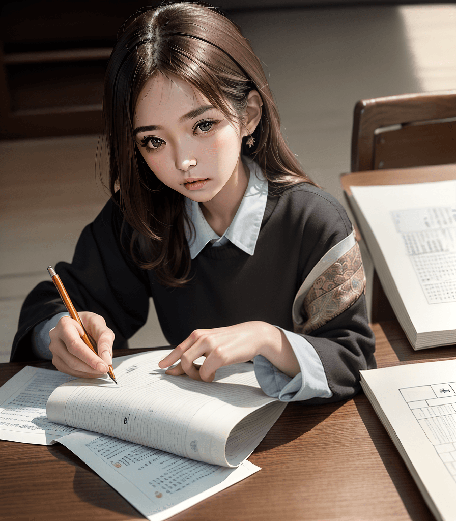 AI generated: ((masterpiece)), (best quality:1.4), detailed image, intricately detailed, 64k, 1girl, brown hair, f...