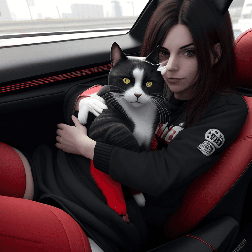 AI generated: Imagina un coche de Fórmula 1 de color rojo intenso con el nombre de ‘Oreo’ destacado en su publicid...