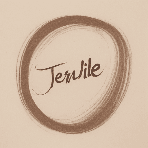 AI generated: the words "terre futile" in hand writing signature style