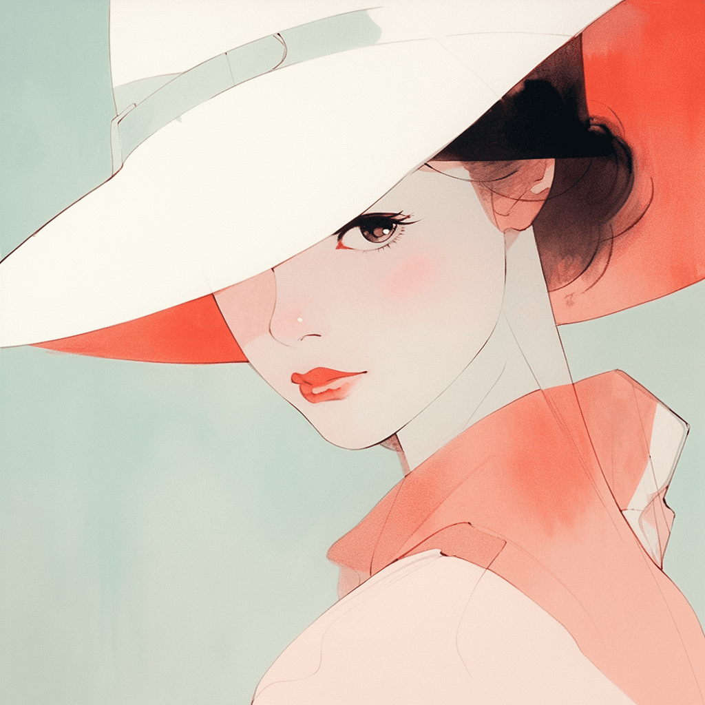 AI generated: Premium vintage illustration design, art by Coby Whitmore, bold color and line, Morphism art, vibran...