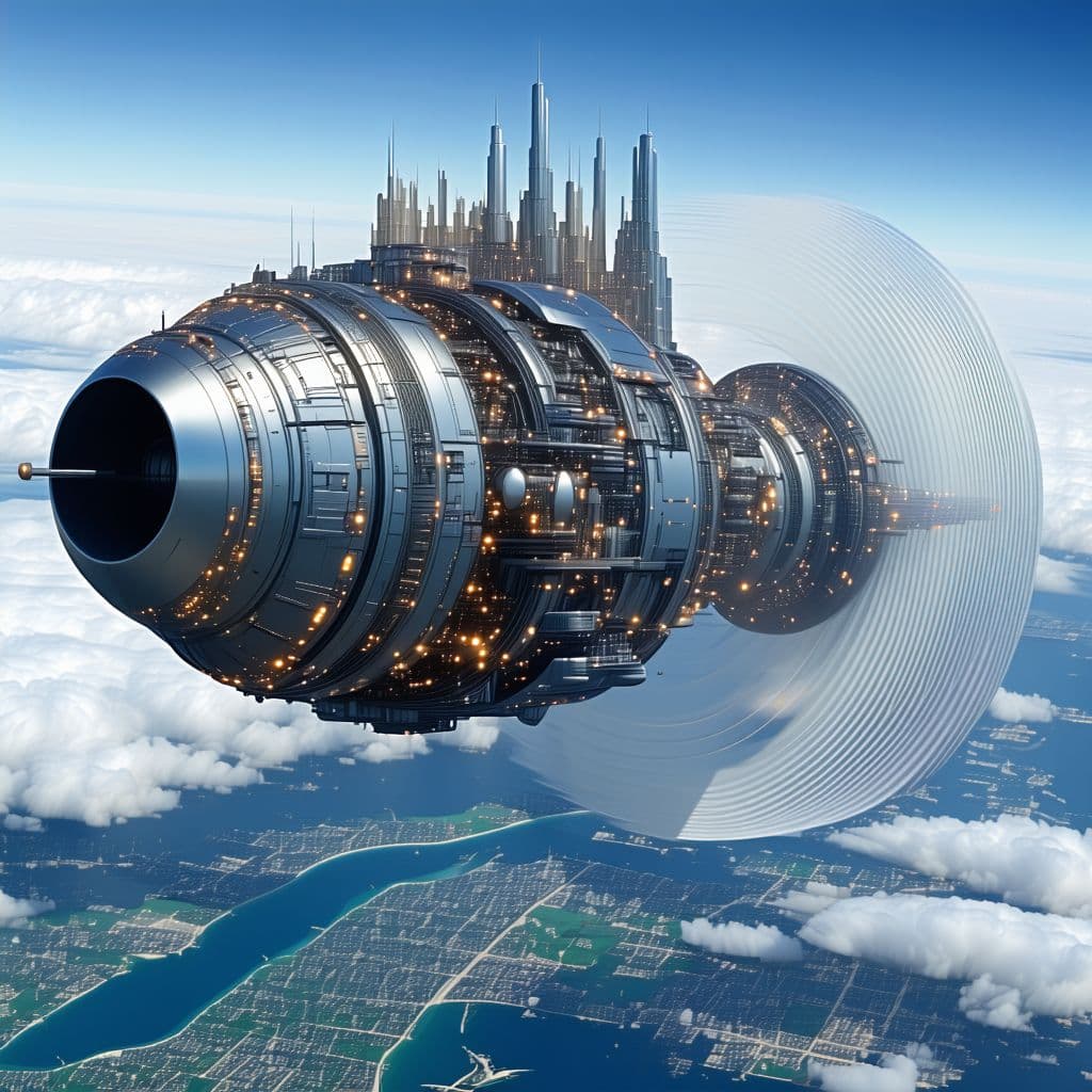 AI generated: Thrusters used for spin-up could also serve as part of the propulsion system. For example, tangentia...
