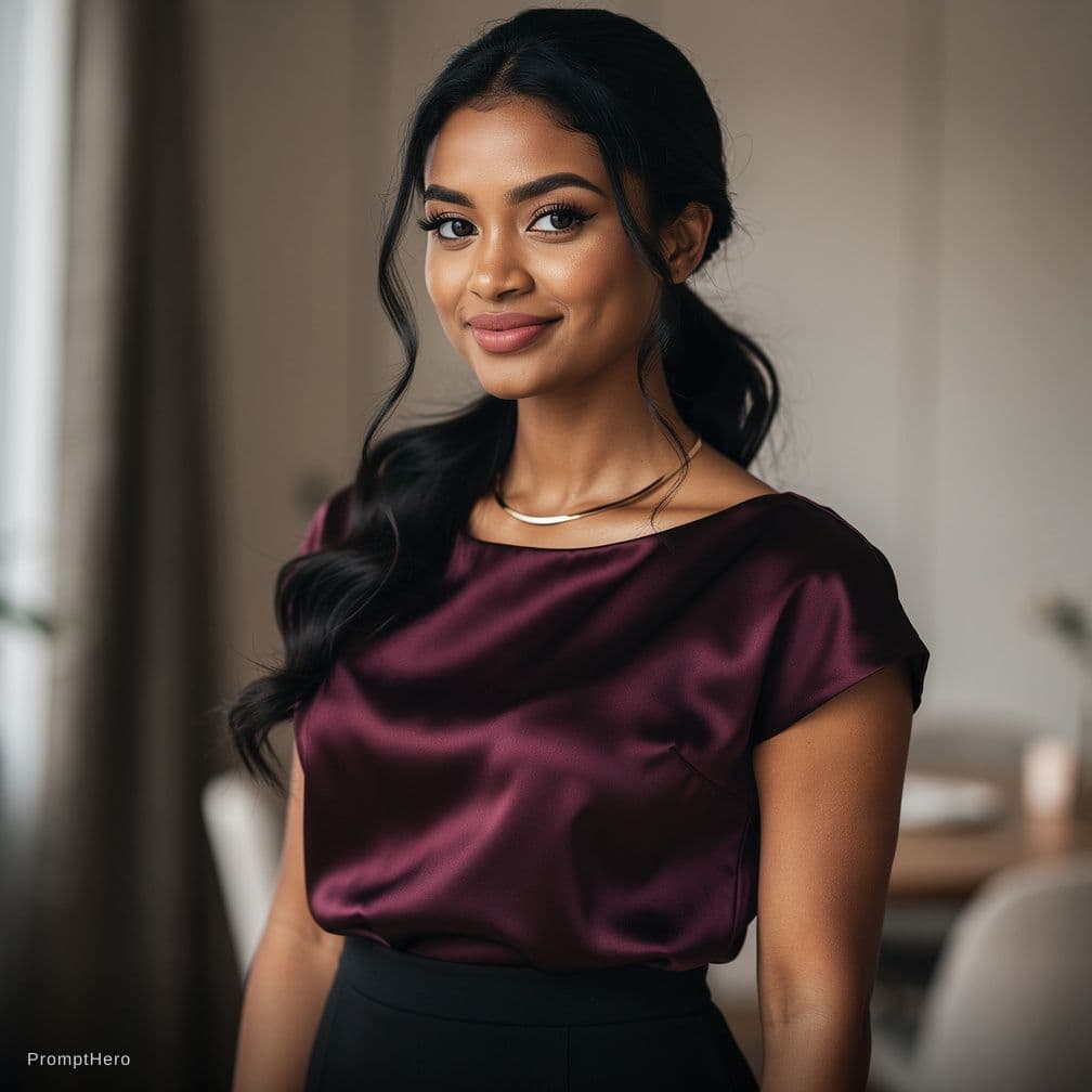 AI generated: Nom : Amaya Delcourt
Âge : 24 ans
Origines : Métisse, avec une mère africaine et un père européen.

...
