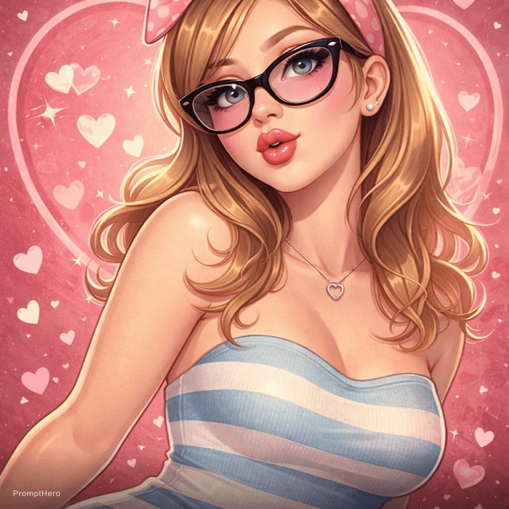 AI generated: piny girl