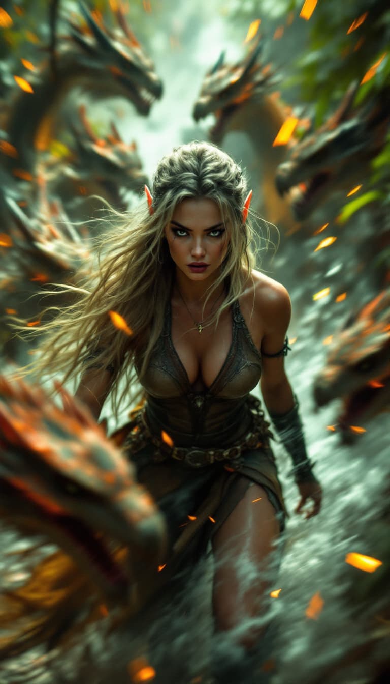 AI generated: an award winning full body photography, master piece, high quality photography of an epic cinematic ...