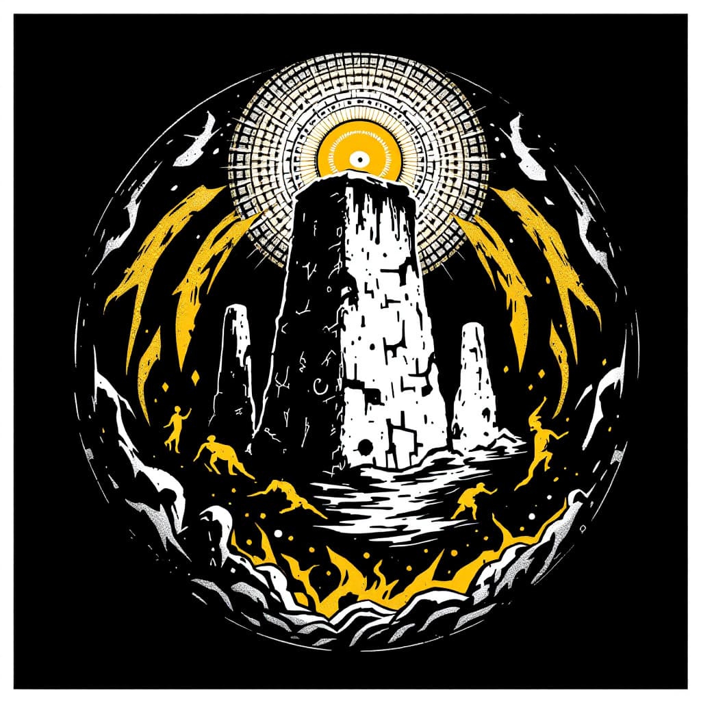 AI generated: Key Integration Points:
	1.	Art Style:
      •   Shift to a primitive cave painting style with jagge...
