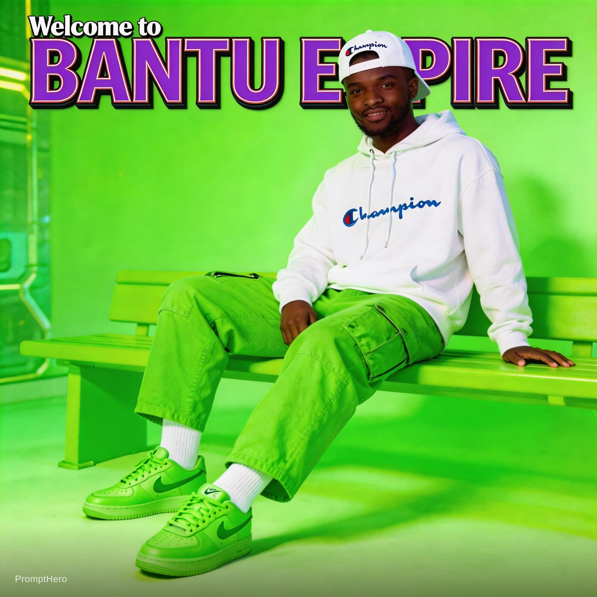 AI generated: The Magazine top a little text, Welcome to" then big text Bold cinematic saying "BANTU EMPIRE"