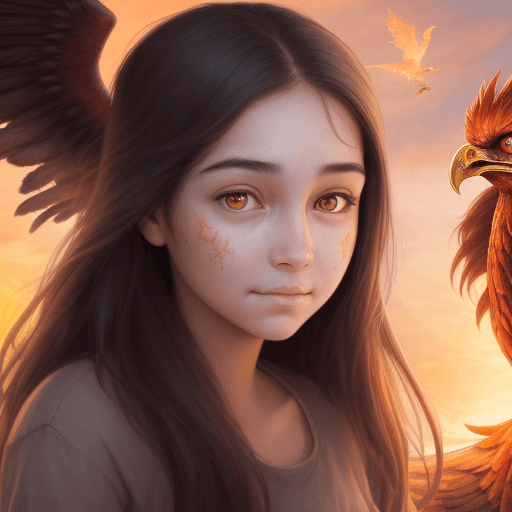 AI generated: The face of a beautiful girl with the right side covered with terrible ulcers, the left side of the ...