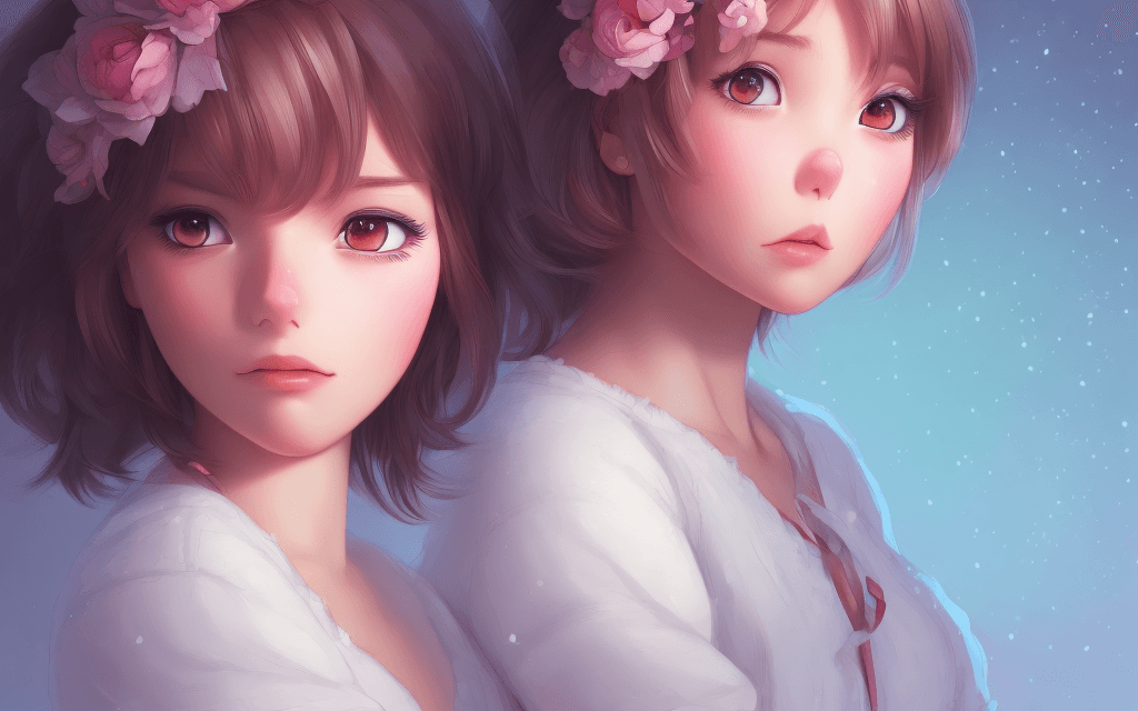 AI generated: The personification of the valentine holiday in the form of a cute girl with short hair , highly det...