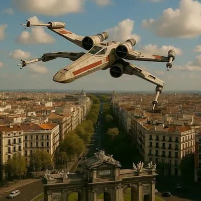 AI generated video: animate the spaceship moving