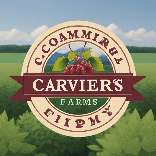 AI generated: company logo, berries, farm, 2d