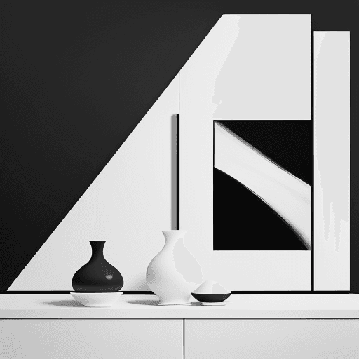 AI generated: "Generate a simple yet elegant black and white artwork that exudes sophistication and would appeal t...