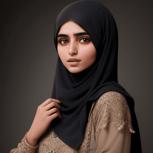 AI generated: high-resolution photo of a Muslim Afghan girl supermodel, photorealistic, UHD, optimal photography