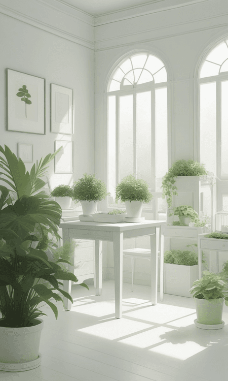 White & Green