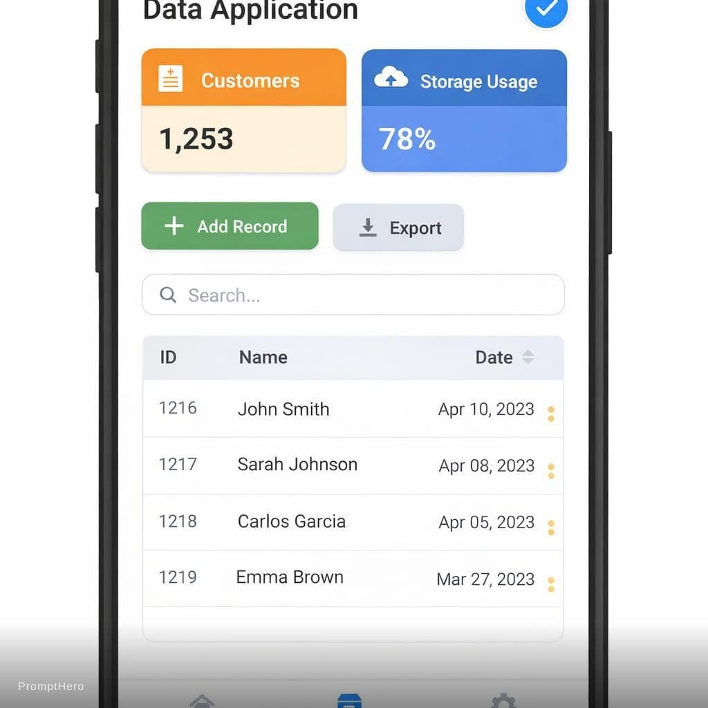 AI generated: I wan to generate data application 