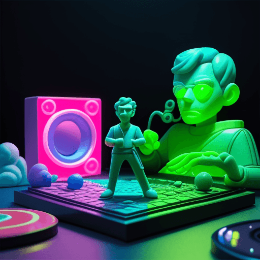AI generated: Create a 3D image with a plasticine style, in the center of the image it must have the name CadLan s...