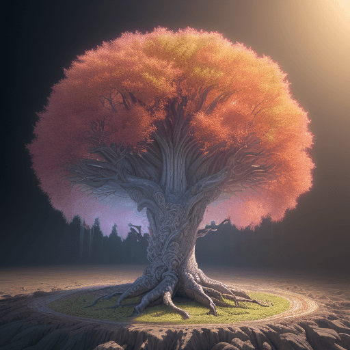 AI generated: The tree of Life ultra hd, realistic, vivid colors, highly detailed, UHD drawing, pen and ink, perfe...