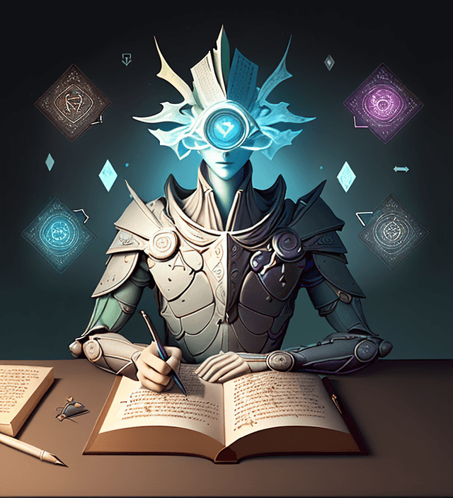 AI generated: Your Virtual Writing Companion - Equipped with a vast array of knowledge and linguistic prowess, Pro...