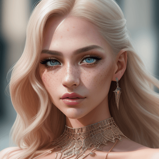 AI generated: close-up of a stunning fashion model, ultra-realistic portrait, shot on a Sony A7III, high quality -...