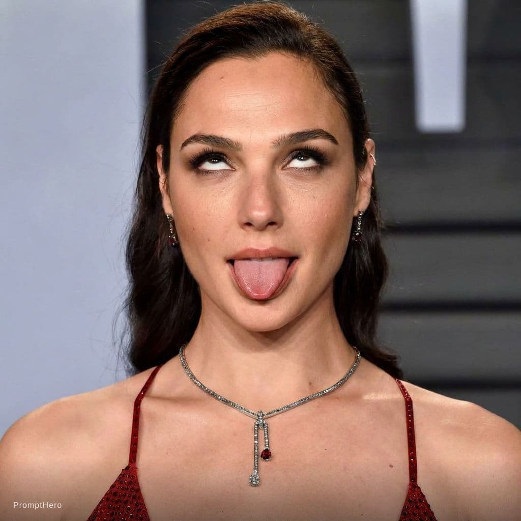 AI generated: Ahegao face 