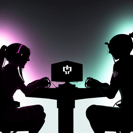 AI generated: Gamer Community: Highlight the sense of community and togetherness within the gaming club. This coul...