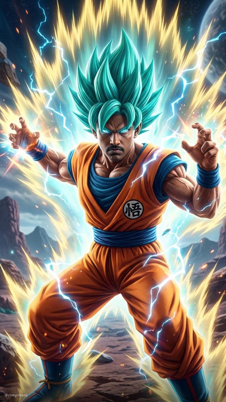 AI generated: @Son_goku wallpaper 