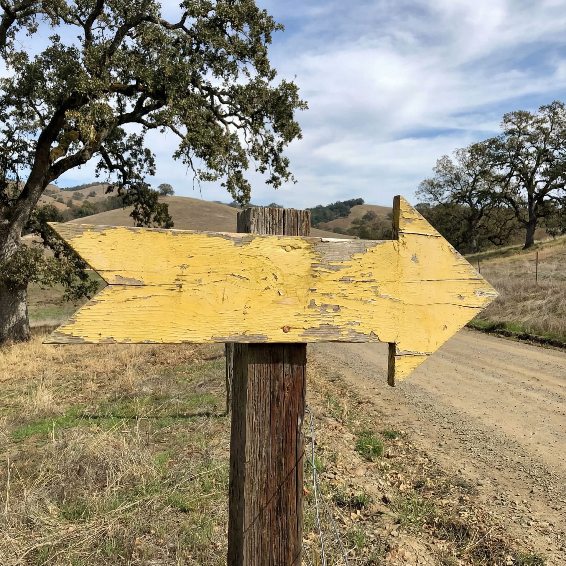 AI generated: A yellow arrow to the right