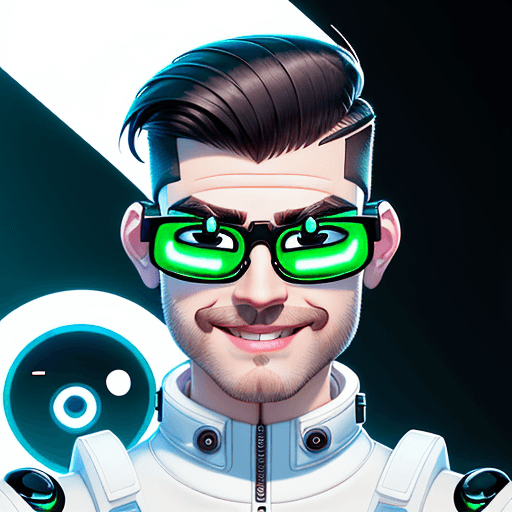 AI generated: 
logo of a man wearing glasses with little beard, undercut HAIRCUT, thick lips, thick eyebrows, goog...