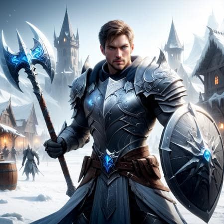 XL & Pony Weapon Axe and Shield - By HailoKnight