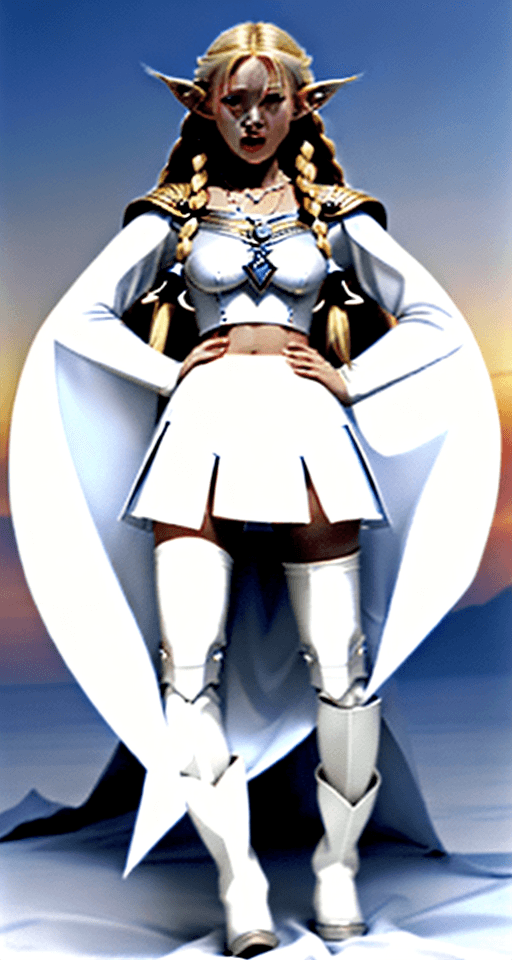 AI generated: source_anime, rating_explicit, country background, open mouth, pleasure-face, 1girl, blonde hair, po...