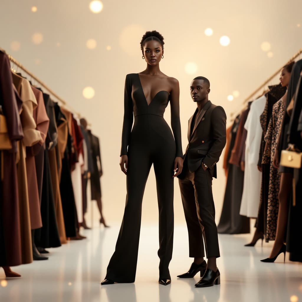 AI generated: **AI Image Generation Prompt:**

Create a hyper-realistic, high-fashion image for Emovils Fashion Ho...