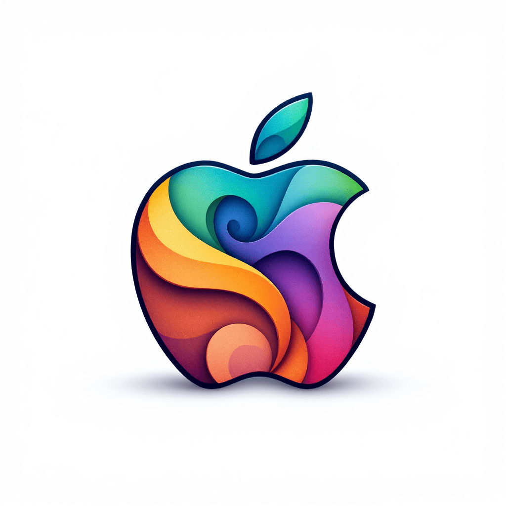 AI generated: a logo for a apple user group