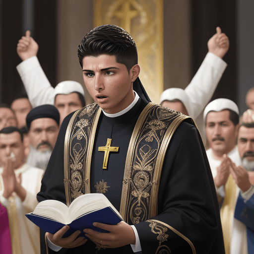 AI generated: material bibllico a la venta del publico cristiano para la formacion de nuevos pastores y para enriq...