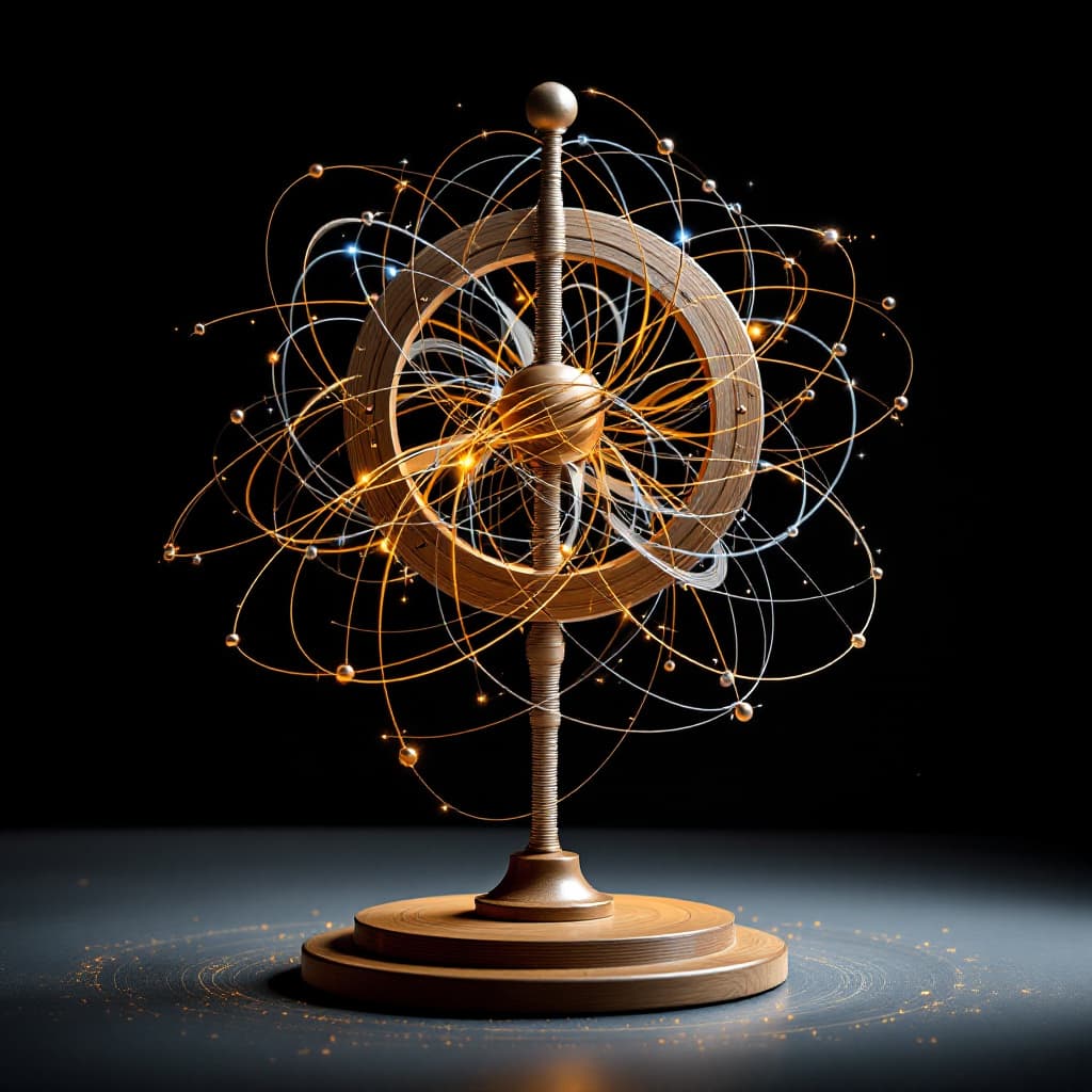 AI generated: spindle rotating more like thread spinddle and I am using this as a image for my startup idea on sim...
