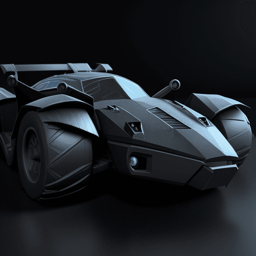 AI generated: batmobile,3d,4k
