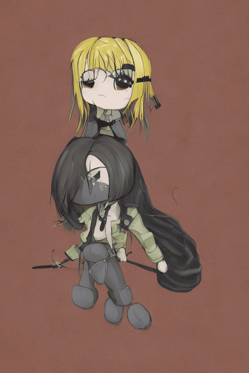 AI generated: ((chibi)), full-body