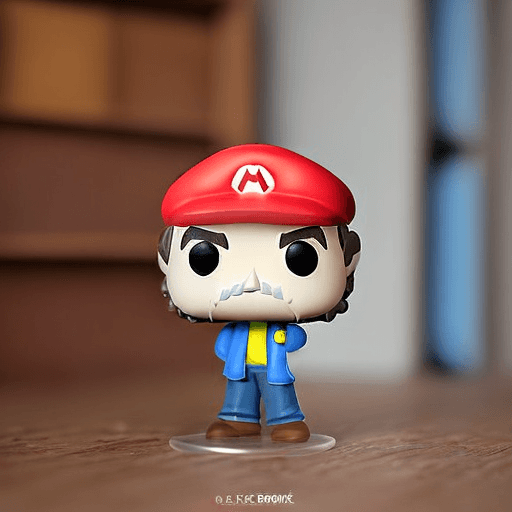 AI generated: Funko Pop of Mario