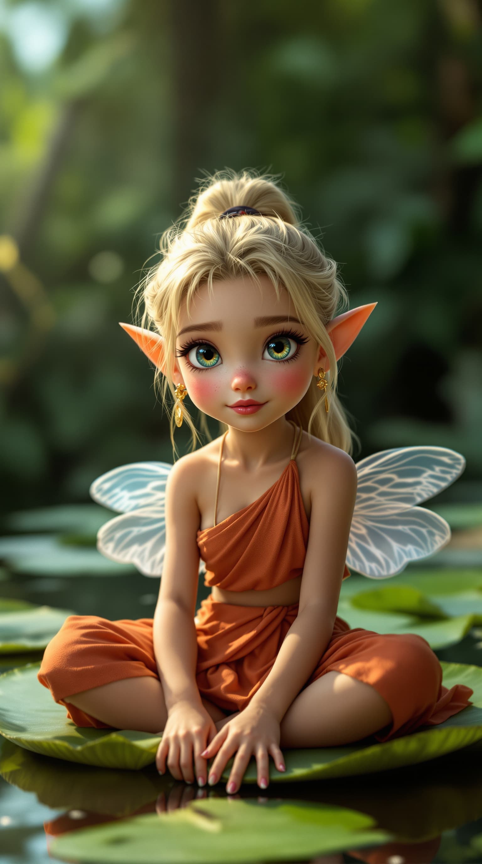 AI generated: A stunning professional photograph captures the most beautiful seventh-grade girl in the world, depi...