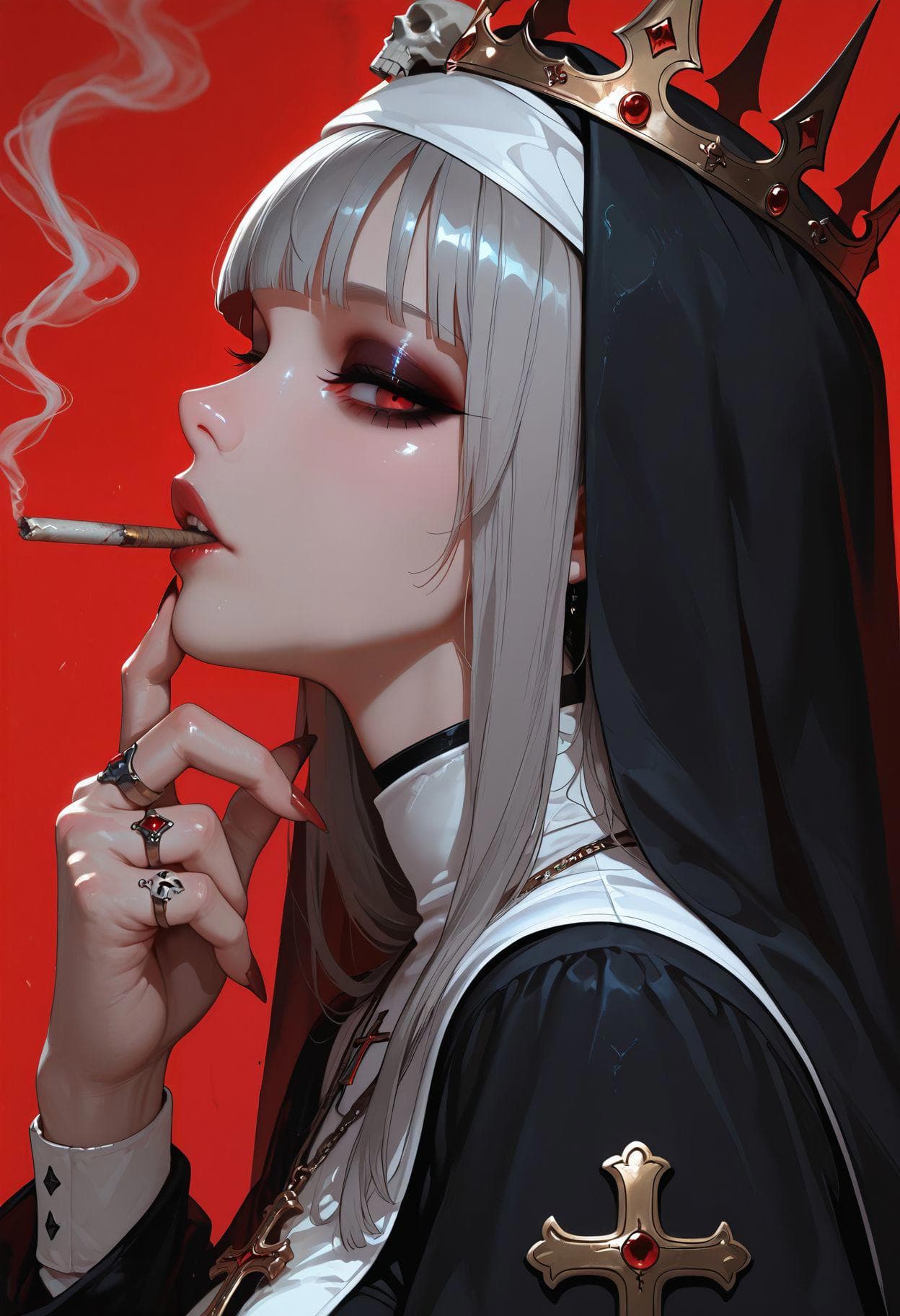 Niji goth style | Goofy Ai