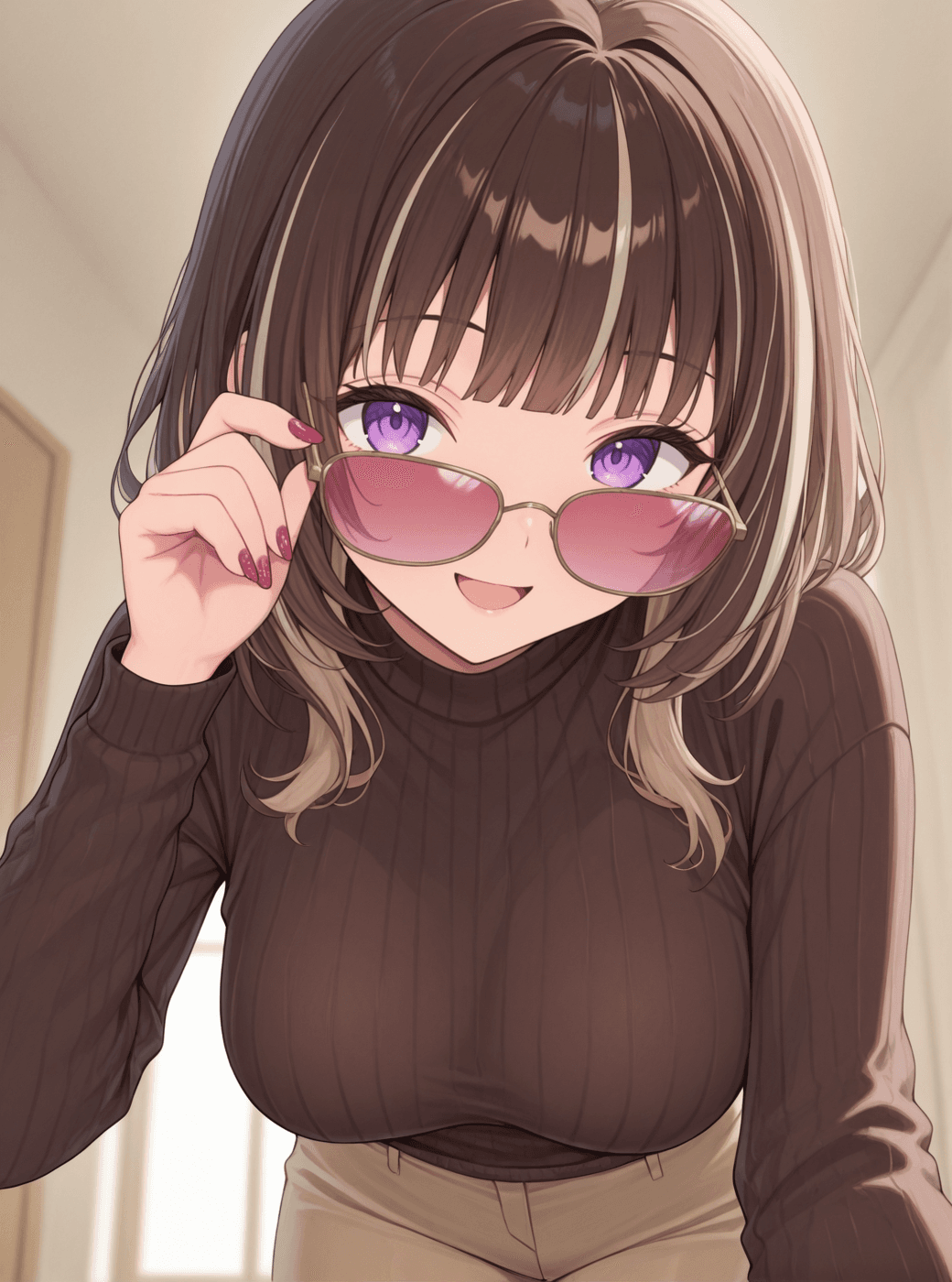 Looking over eyewear | LoRA